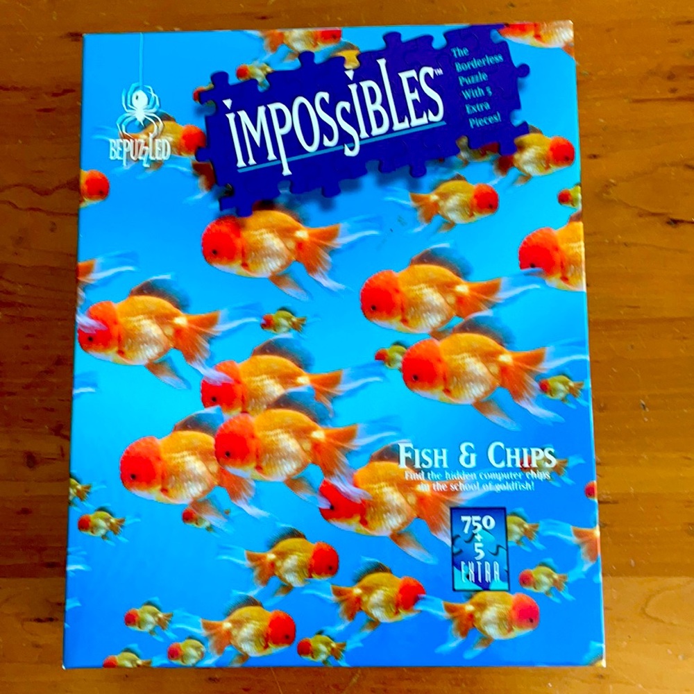NWOT Puzzle.  Impossible Fish and Chips
